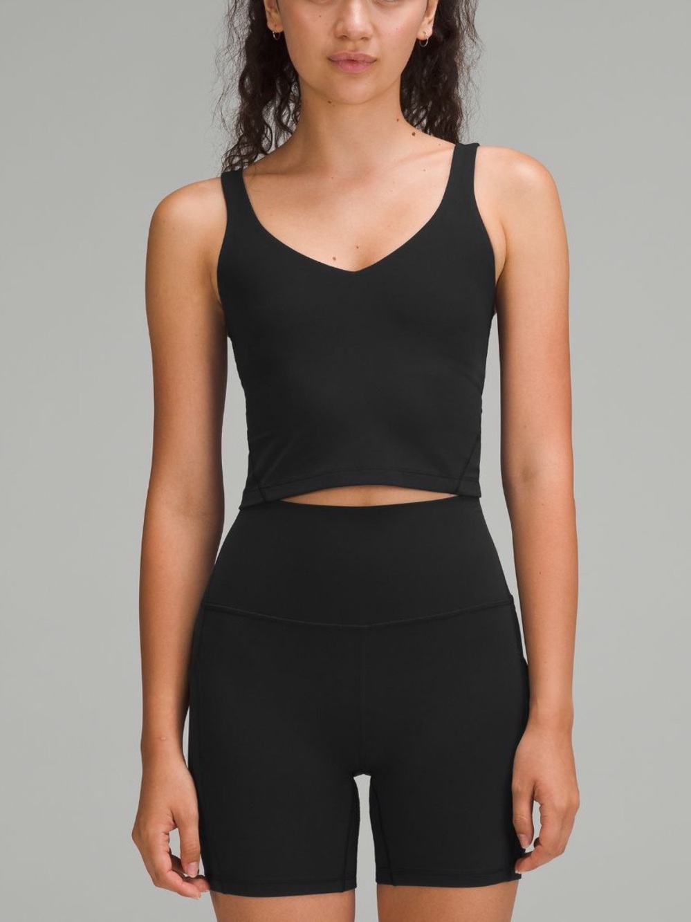 Black print lululemon align tank. Size 6.